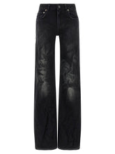 Balenciaga Wide Leg Jeans Black