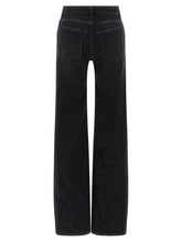 Balenciaga Wide Leg Jeans Black