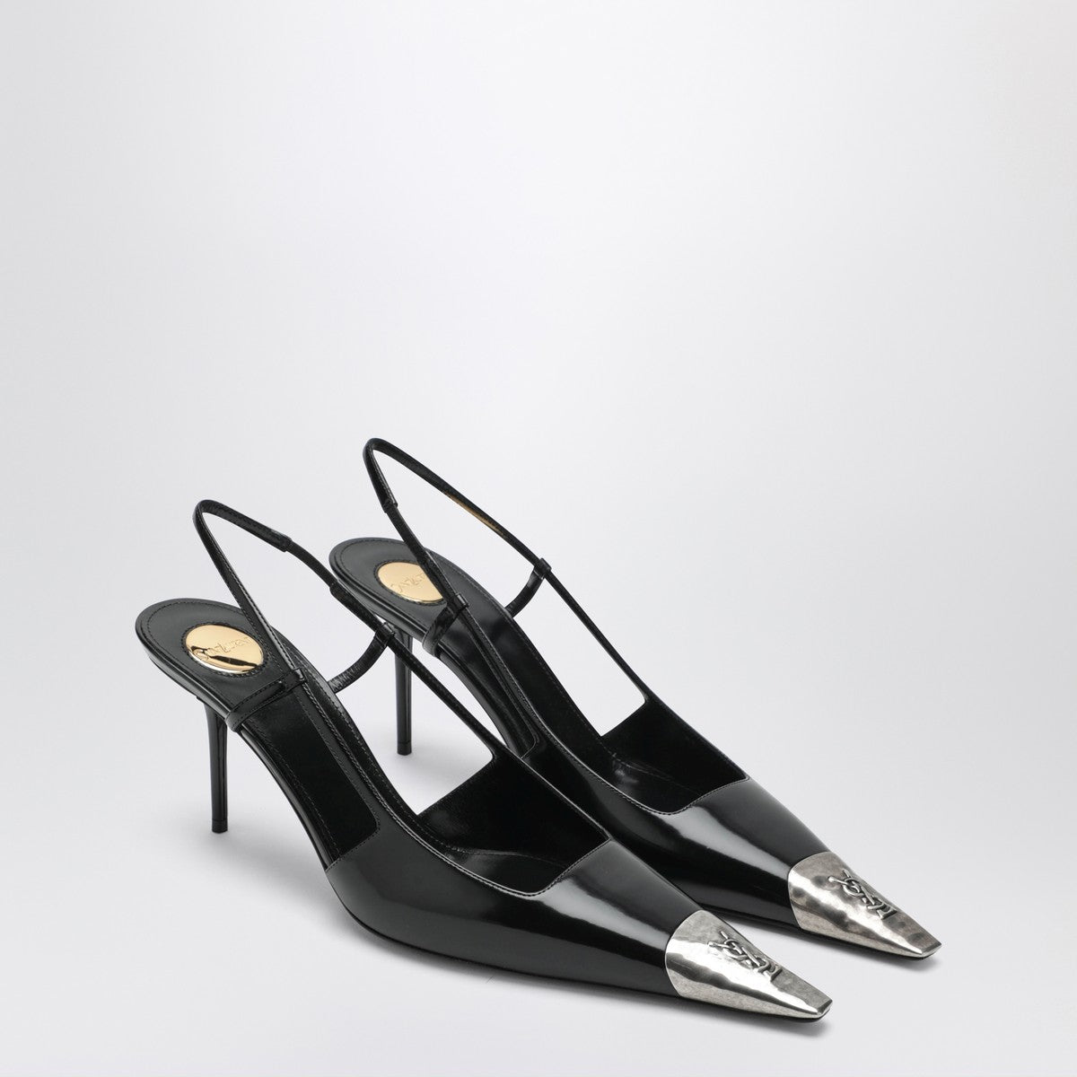 Saint Laurent Jeanne black patent leather pumps Black