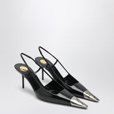 Saint Laurent Jeanne black patent leather pumps Black
