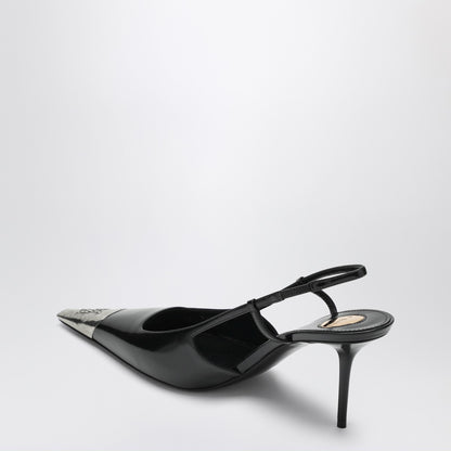 Saint Laurent Jeanne black patent leather pumps Black
