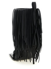 Balenciaga Avenue Fringe Ankle Boots Black