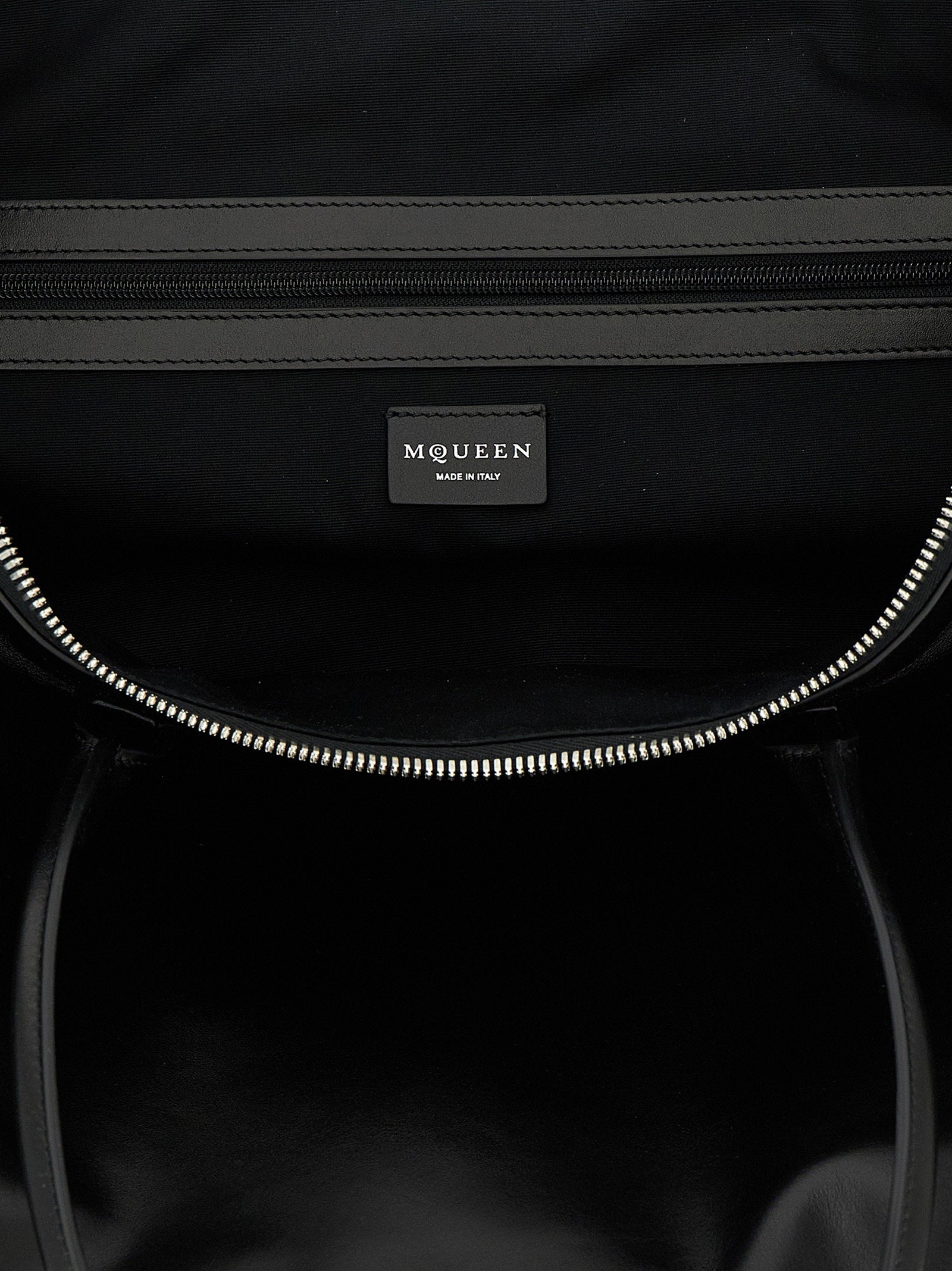 Alexander McQueen Maxi Manta Shoulder Bag Black