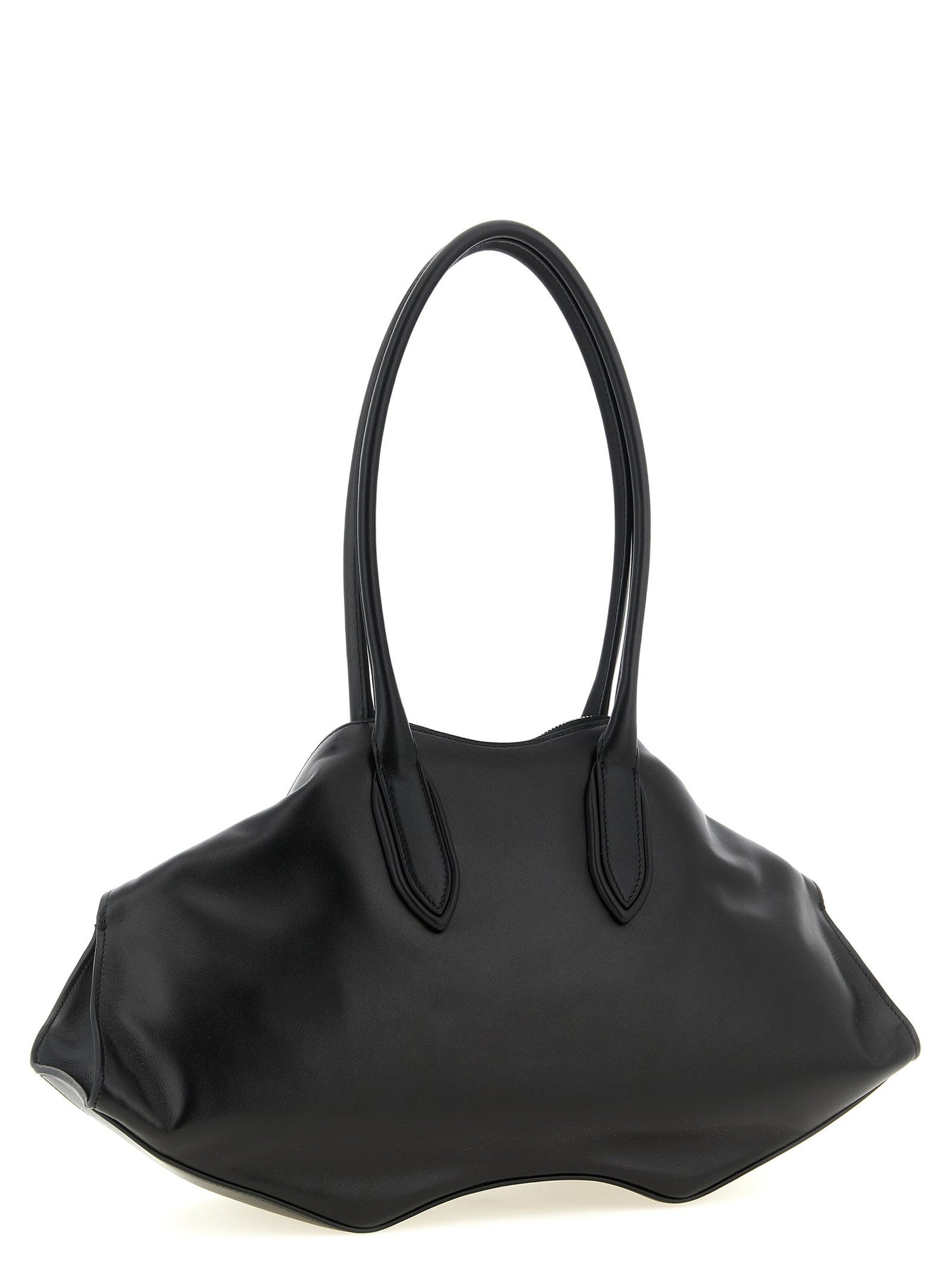 Alexander McQueen Manta Shoulder Bag Black