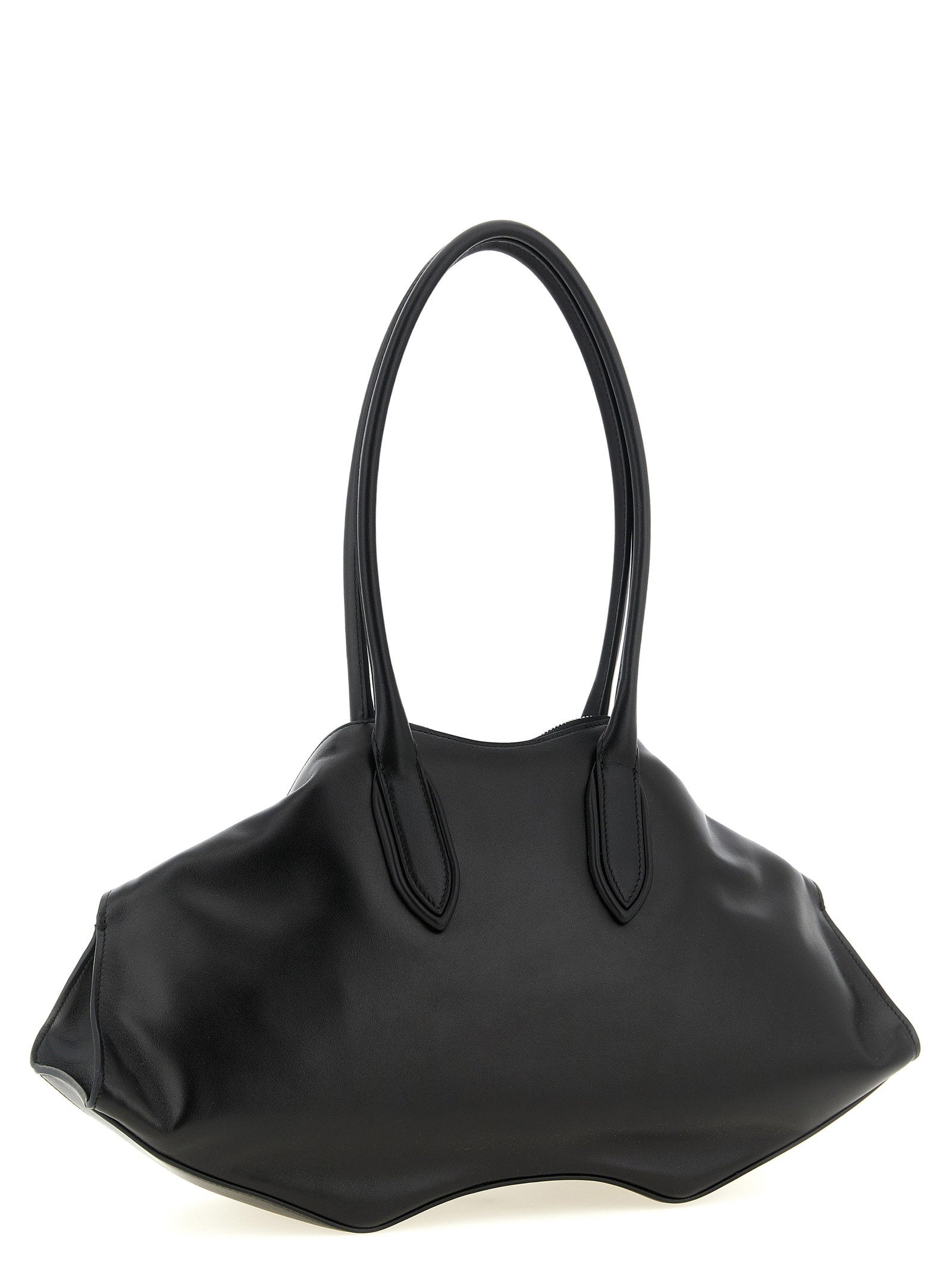 Alexander McQueen Manta Shoulder Bag Black