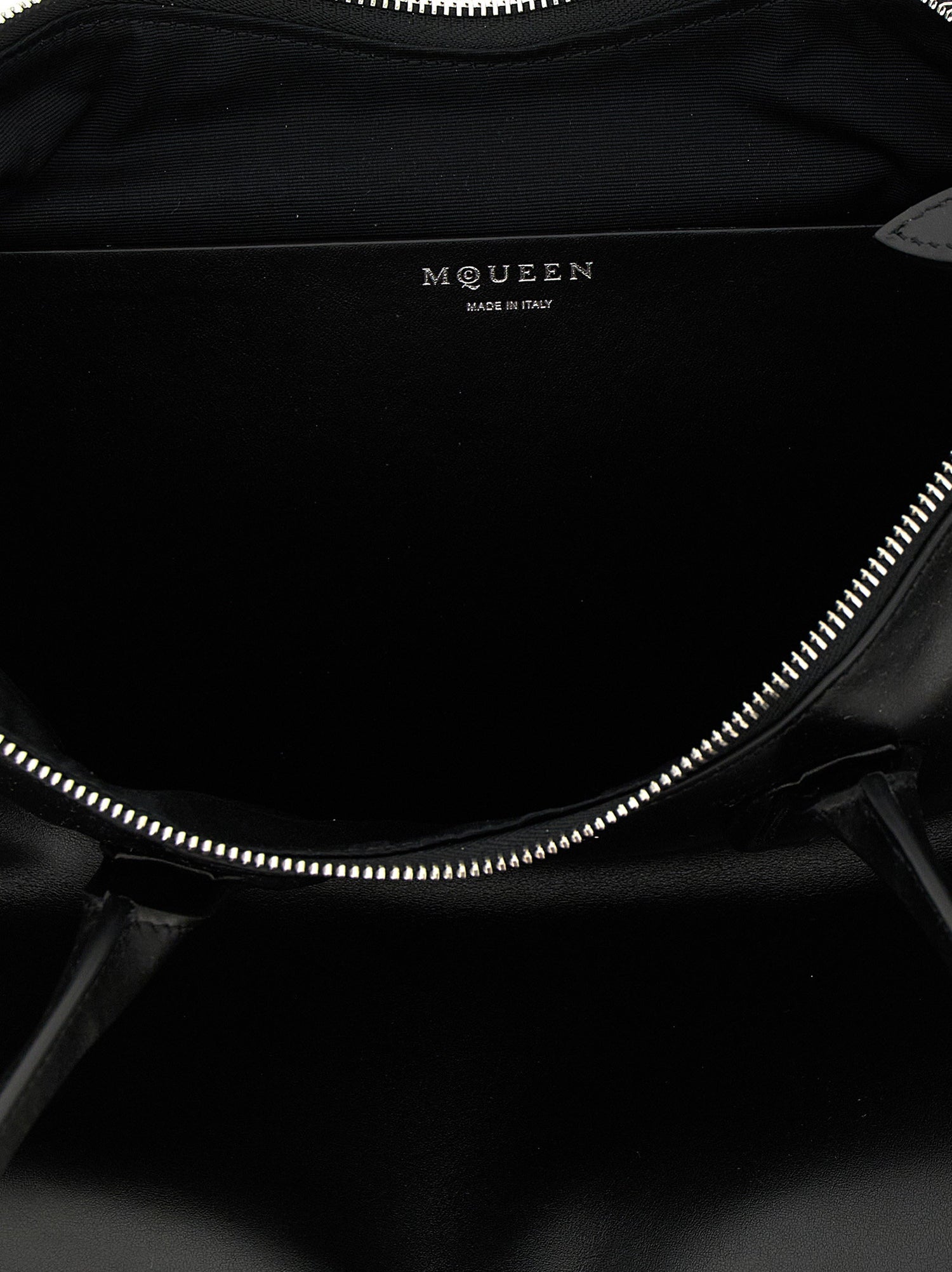 Alexander McQueen Manta Shoulder Bag Black