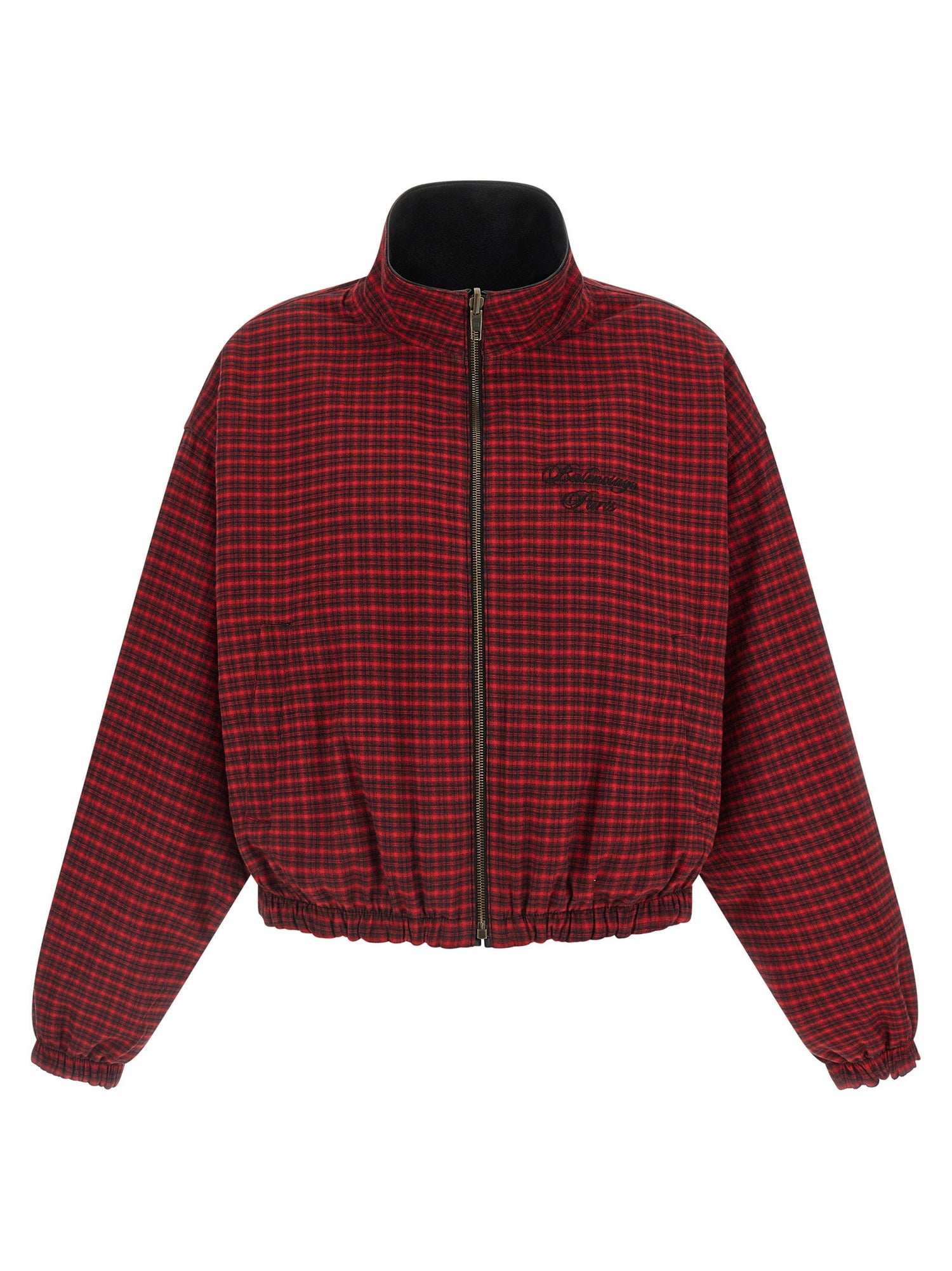 Balenciaga Reversible Leather Jacket Black  