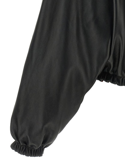 Balenciaga Reversible Leather Jacket Black  
