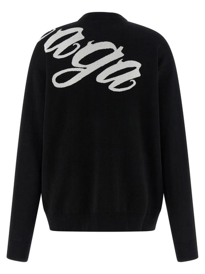 Balenciaga Big B Sweater White/black