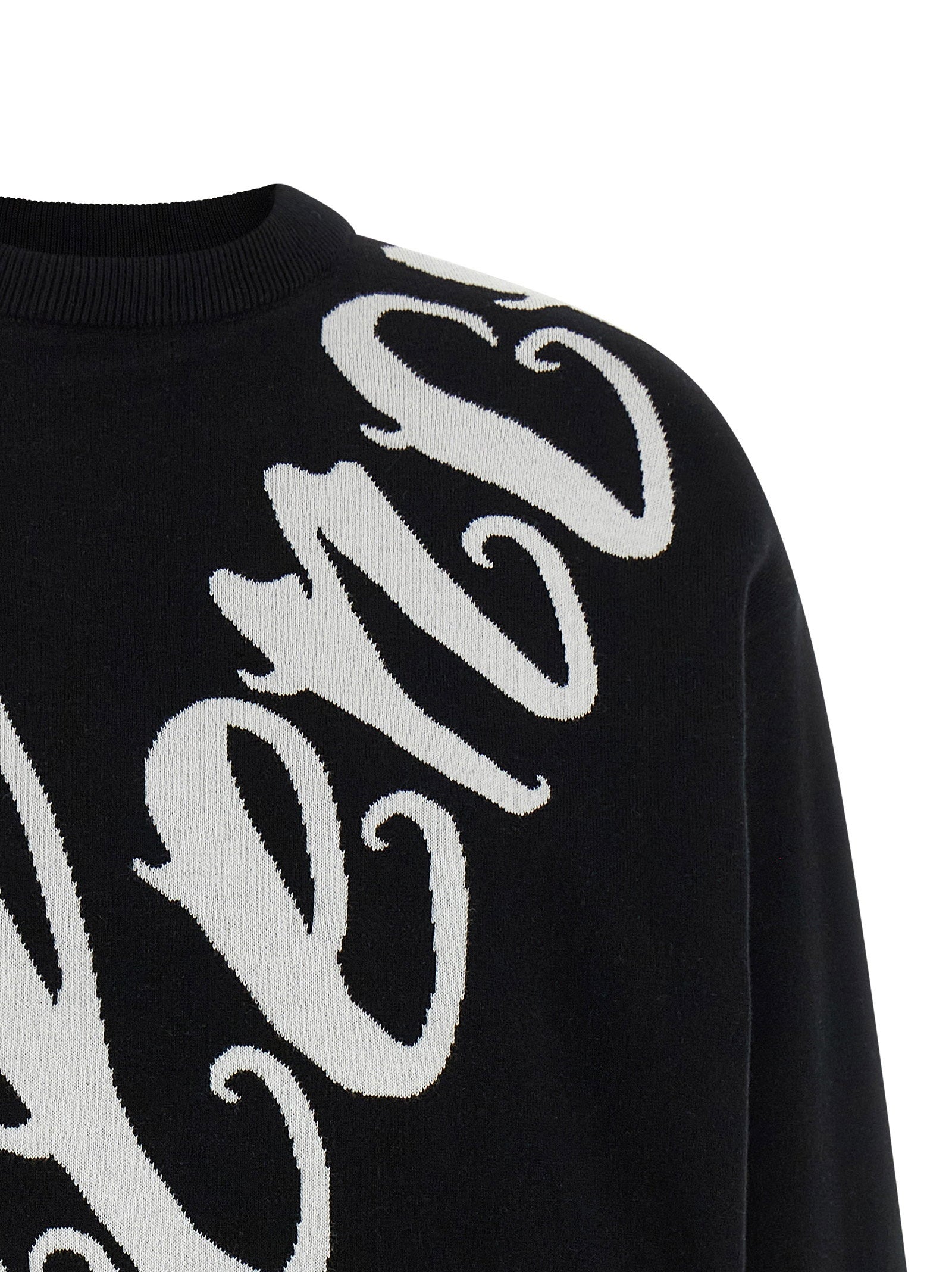 Balenciaga Big B Sweater White/black