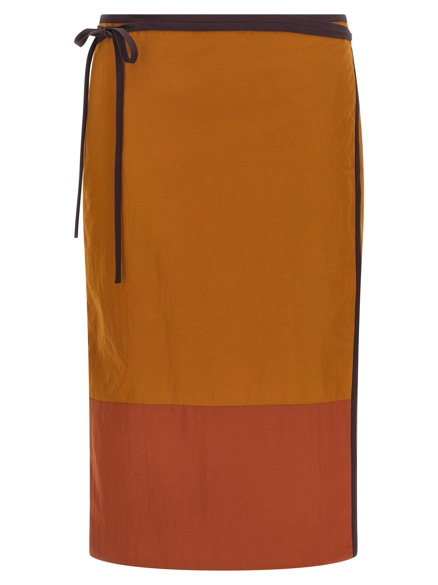 Saint Laurent Pencil Skirt Brown