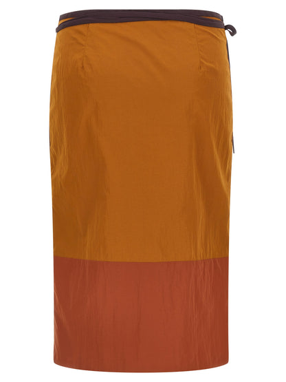Saint Laurent Pencil Skirt Brown