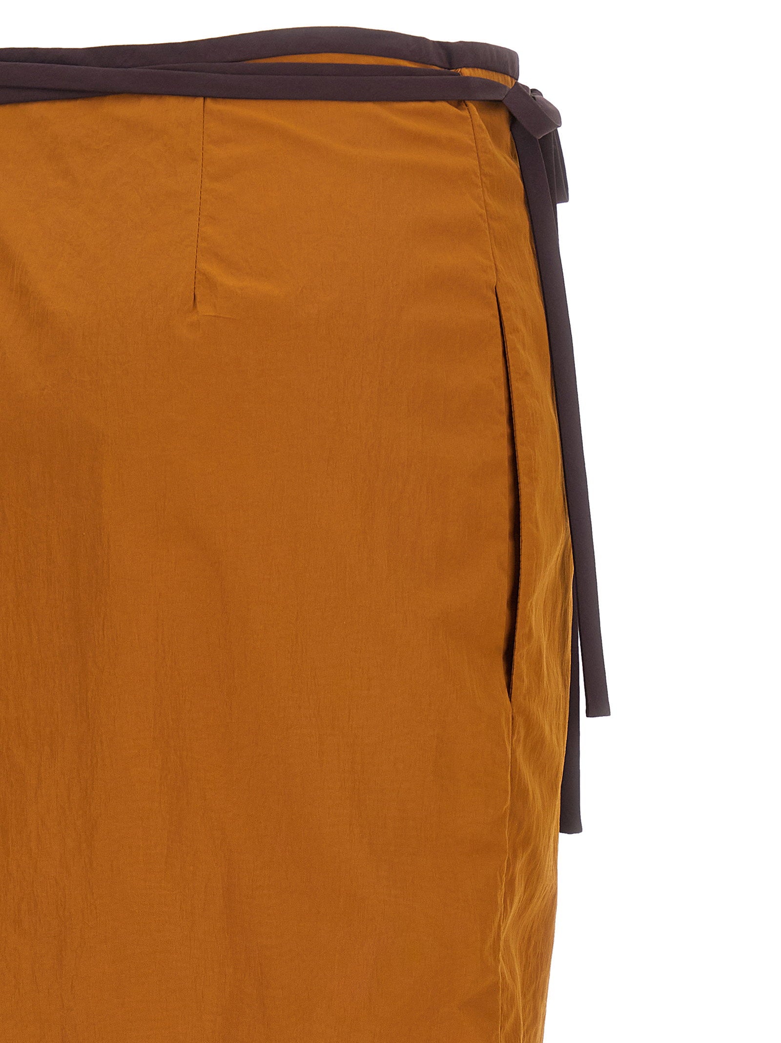 Saint Laurent Pencil Skirt Brown