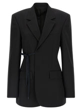 Balenciaga Wrap Tailored Blazer Black