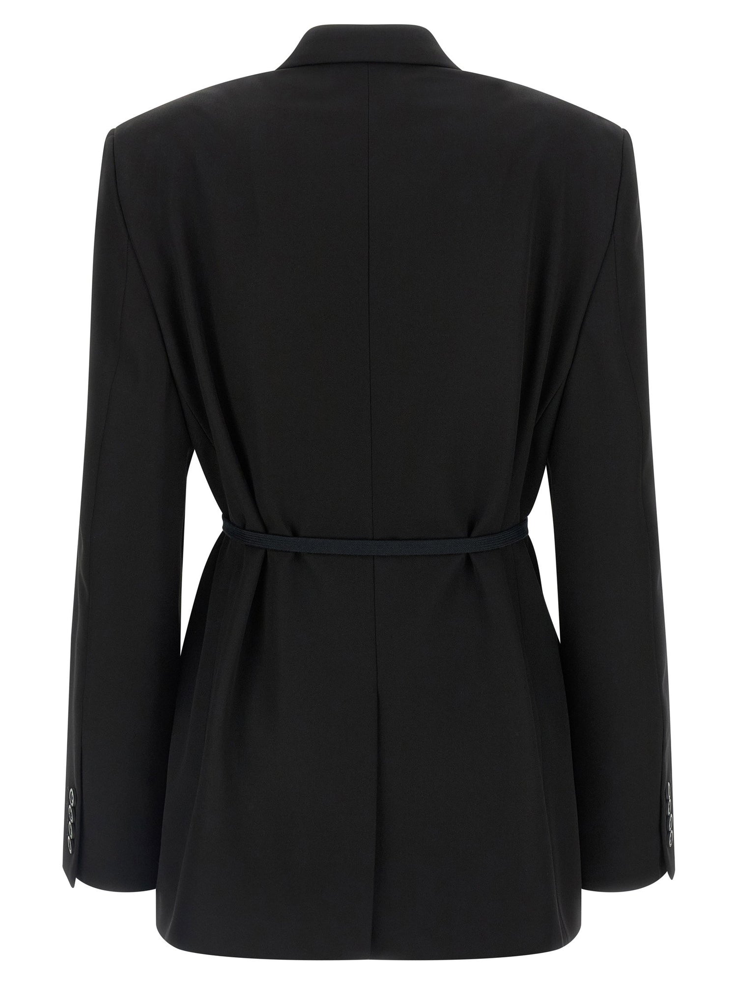 Balenciaga Wrap Tailored Blazer Black