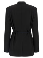 Balenciaga Wrap Tailored Blazer Black