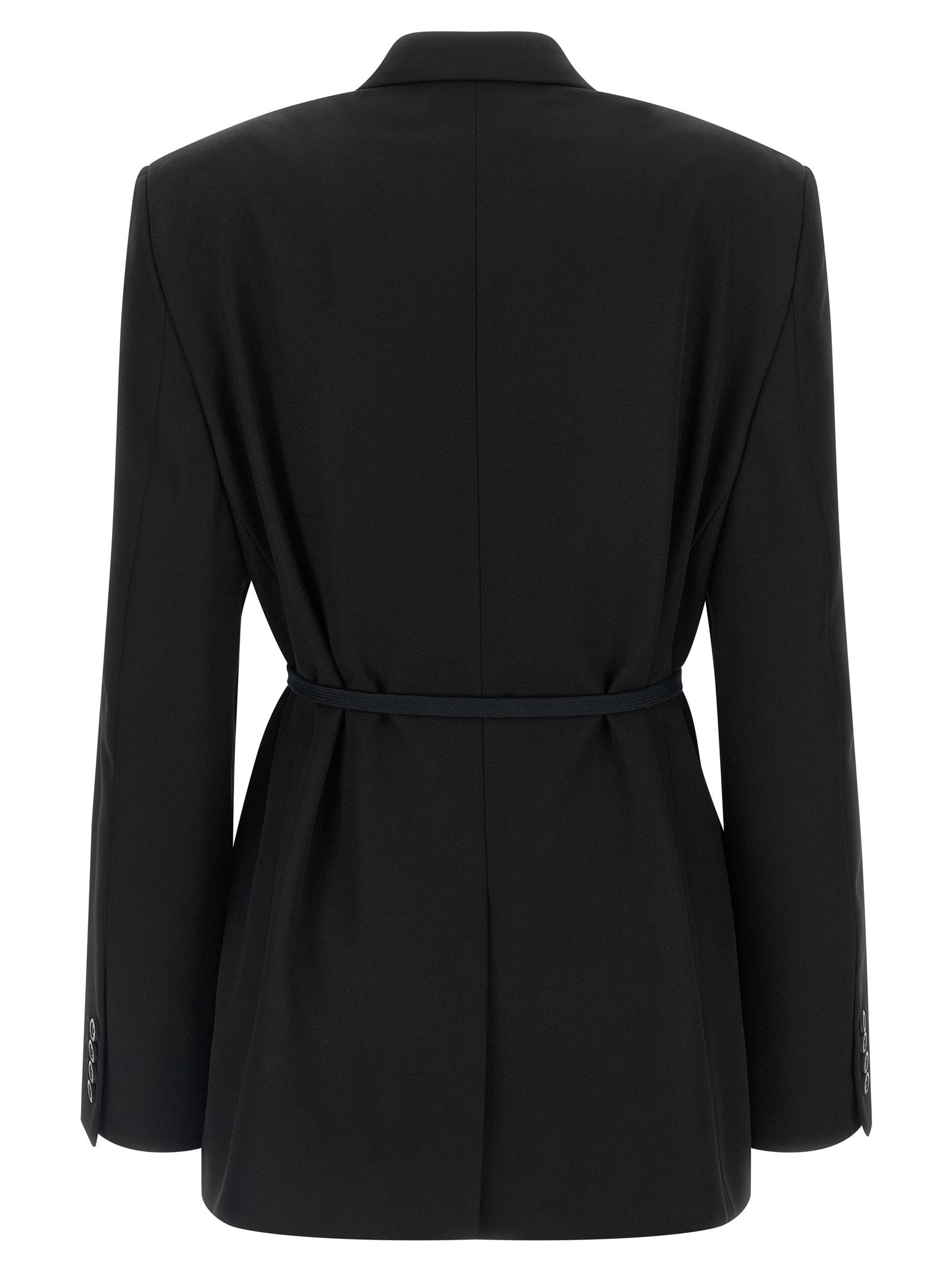 Balenciaga Wrap Tailored Blazer Black
