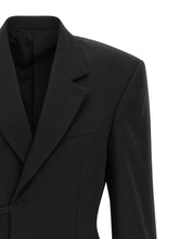 Balenciaga Wrap Tailored Blazer Black