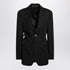 Balenciaga Single-Breasted Wool Jacket Black