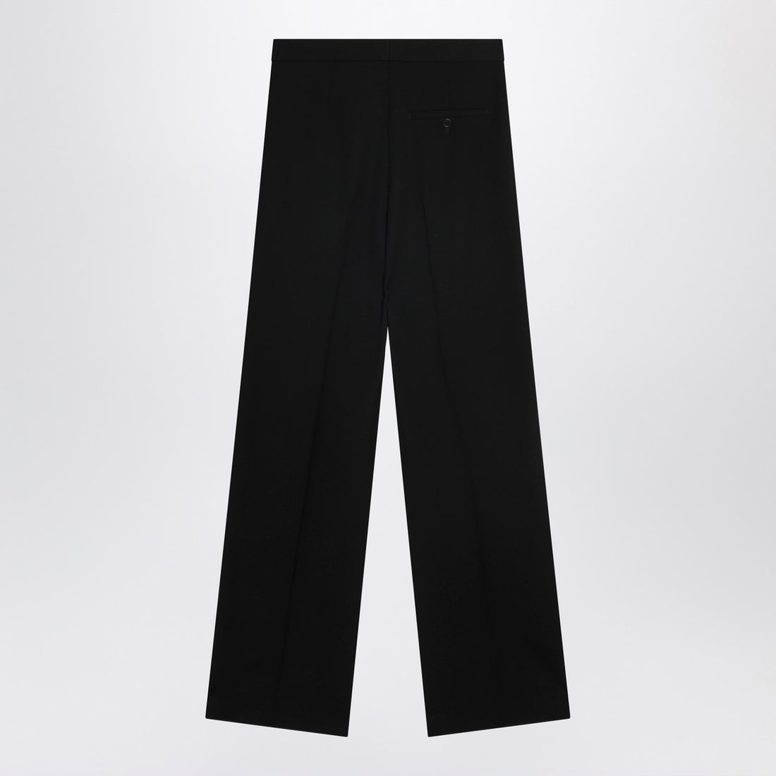 Balenciaga High-Waisted Wool Trousers Black black