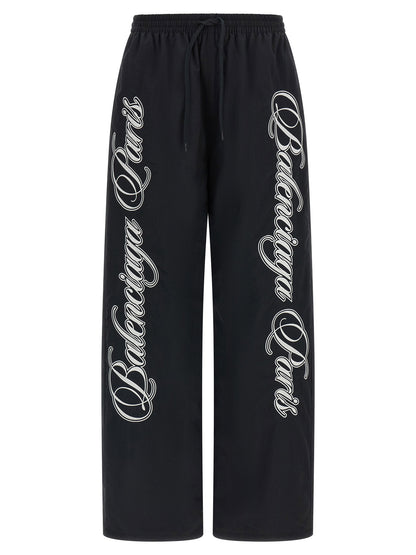 Balenciaga Cursive Reversible Pants Multicolor