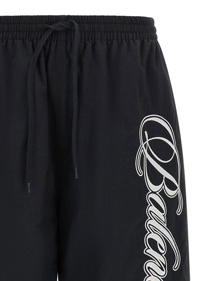 Balenciaga Cursive Reversible Pants Multicolor