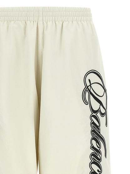 Balenciaga Cursive Reversible Pants Multicolor