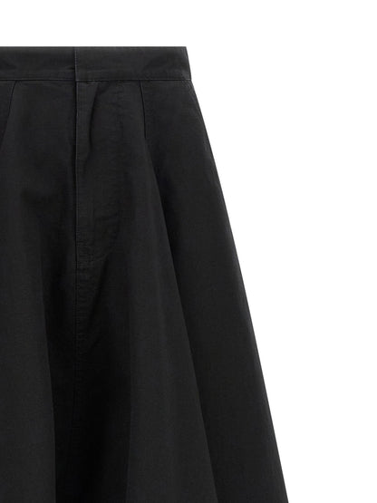 Balenciaga Godet Skirt Black  