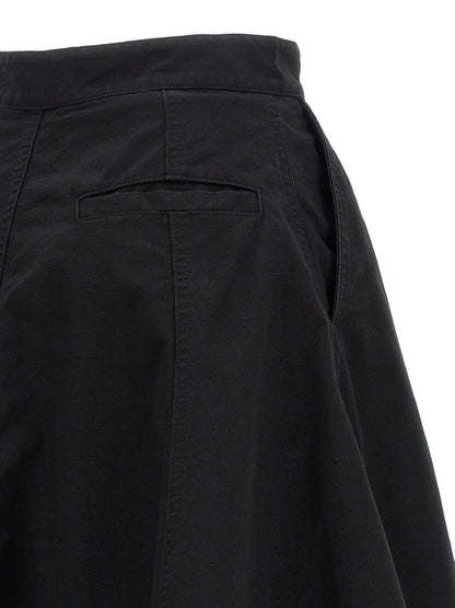 Balenciaga Godet Skirt Black  