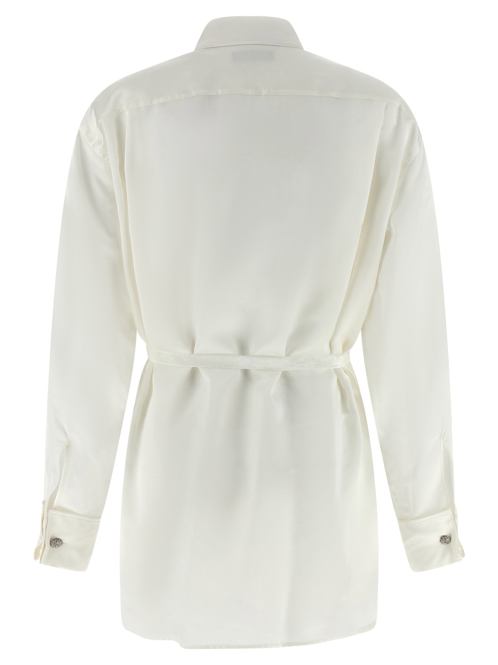 Balenciaga Wrap Shirt White