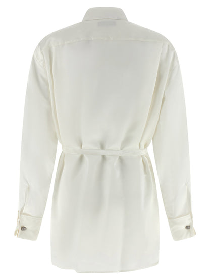 Balenciaga Wrap Shirt White