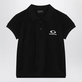 Balenciaga Laurel Classic Cotton Polo Black