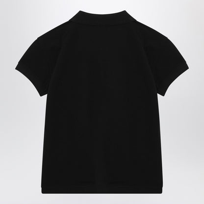 Balenciaga Laurel Classic Cotton Polo Black
