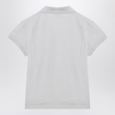 Balenciaga Laurel Classic Cotton Polo White