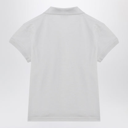Balenciaga Laurel Classic Cotton Polo White