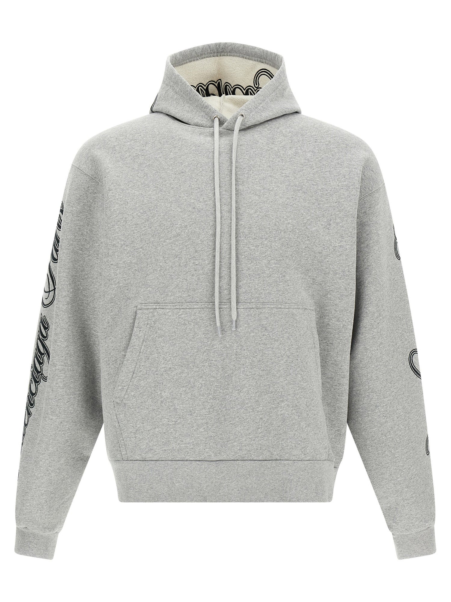 Balenciaga Cursive Hoodie Gray