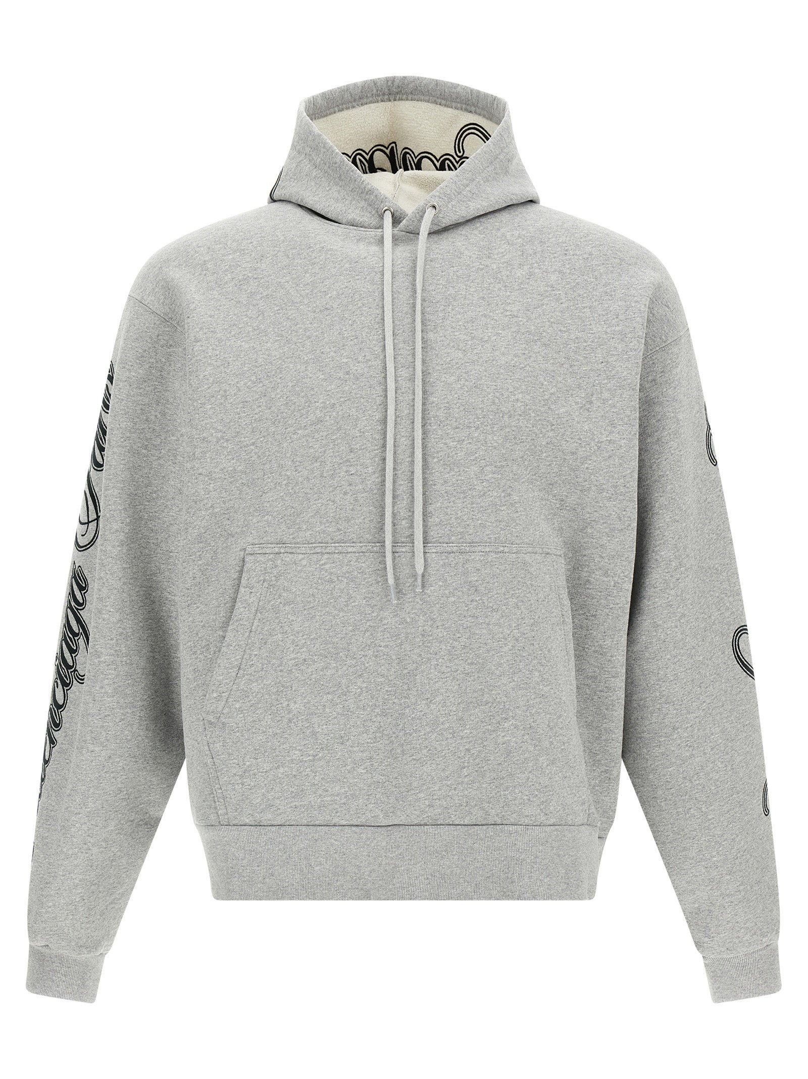 Balenciaga Cursive Hoodie Gray