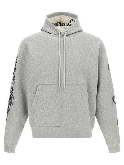 Balenciaga Cursive Hoodie Gray