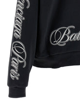 Balenciaga Cursive Hoodie Black