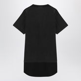 Balenciaga Black Washed Icon Mini Dress Black