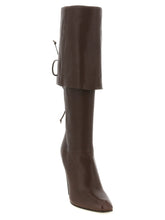 Alexander McQueen Horn Heel Boots Brown