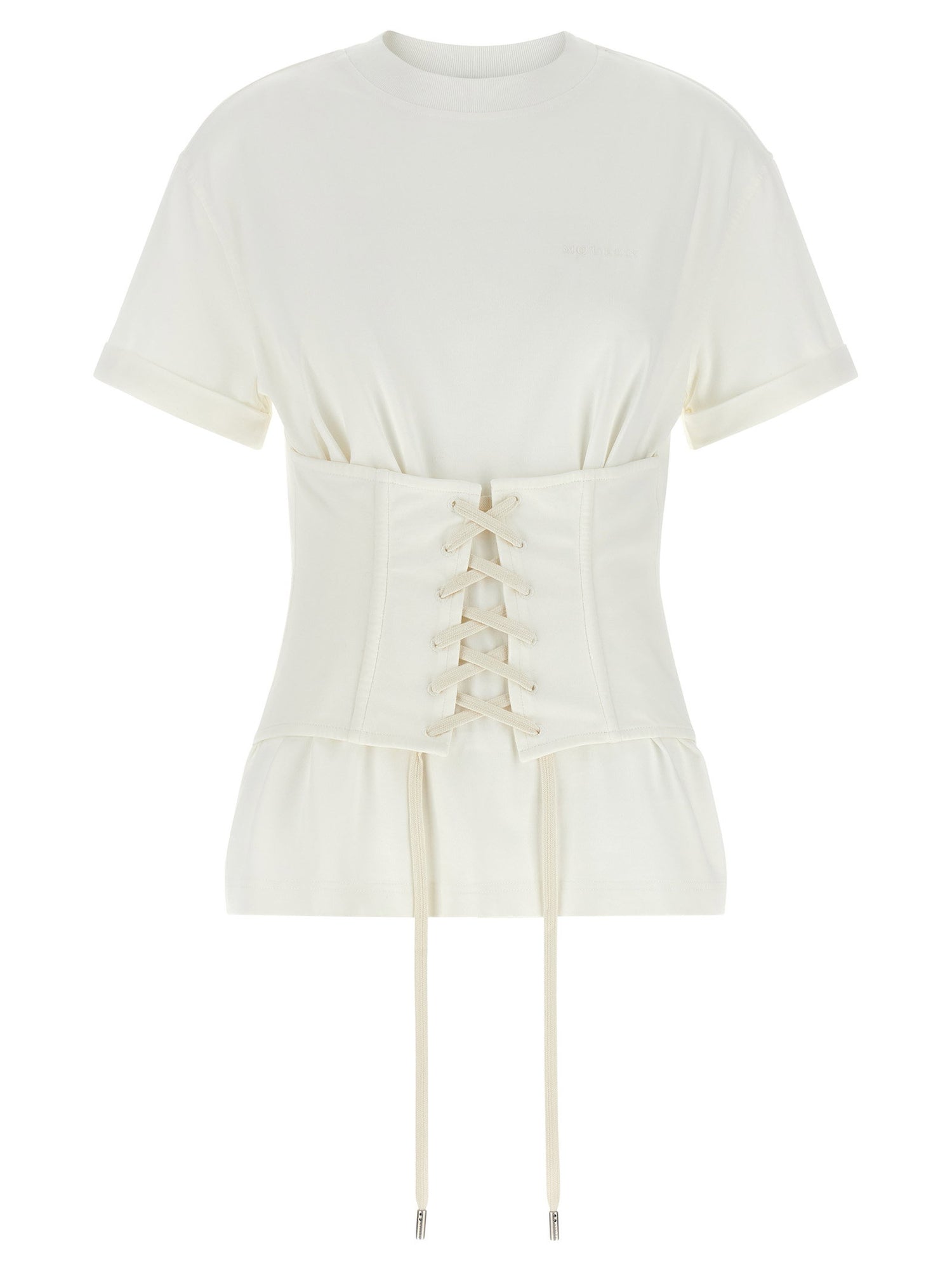 Alexander McQueen Corset T-shirt White