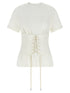 Alexander McQueen Corset T-shirt White