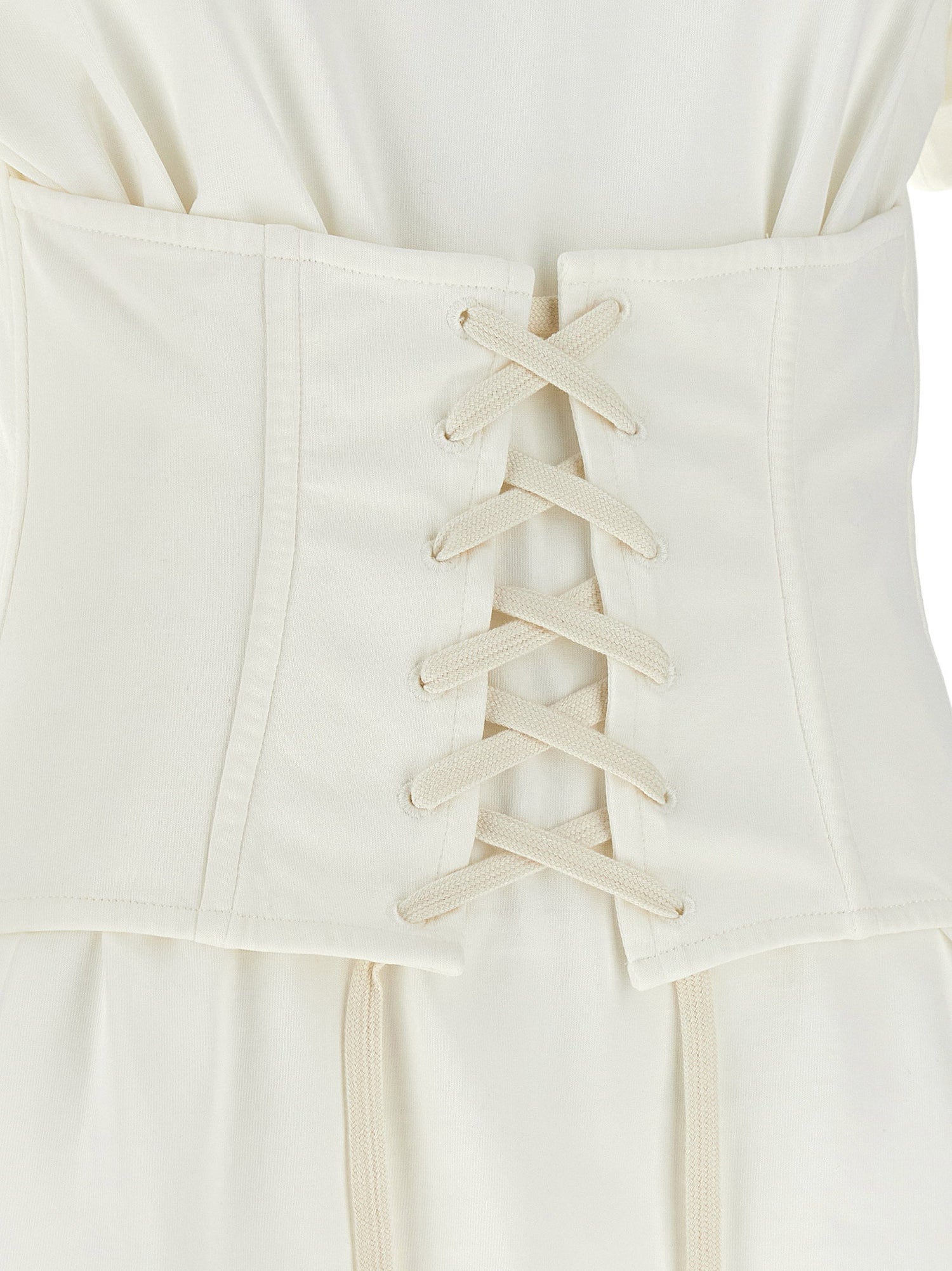 Alexander McQueen Corset T-shirt White
