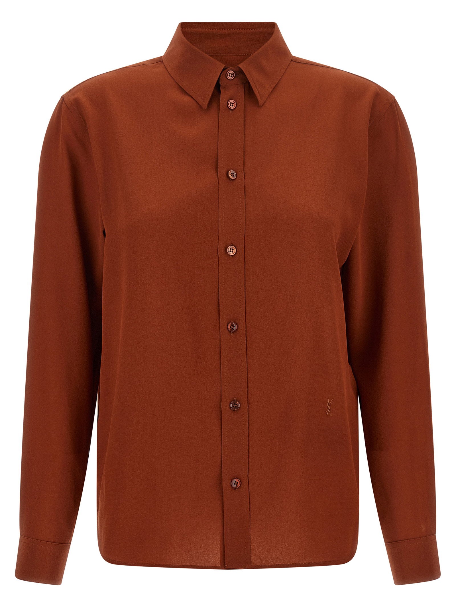 Saint Laurent Cassandre Shirt Orange