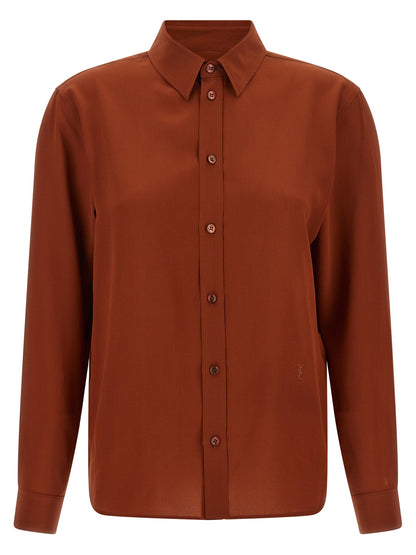 Saint Laurent Cassandre Shirt Orange