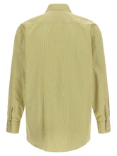 Saint Laurent Striped Shirt Green