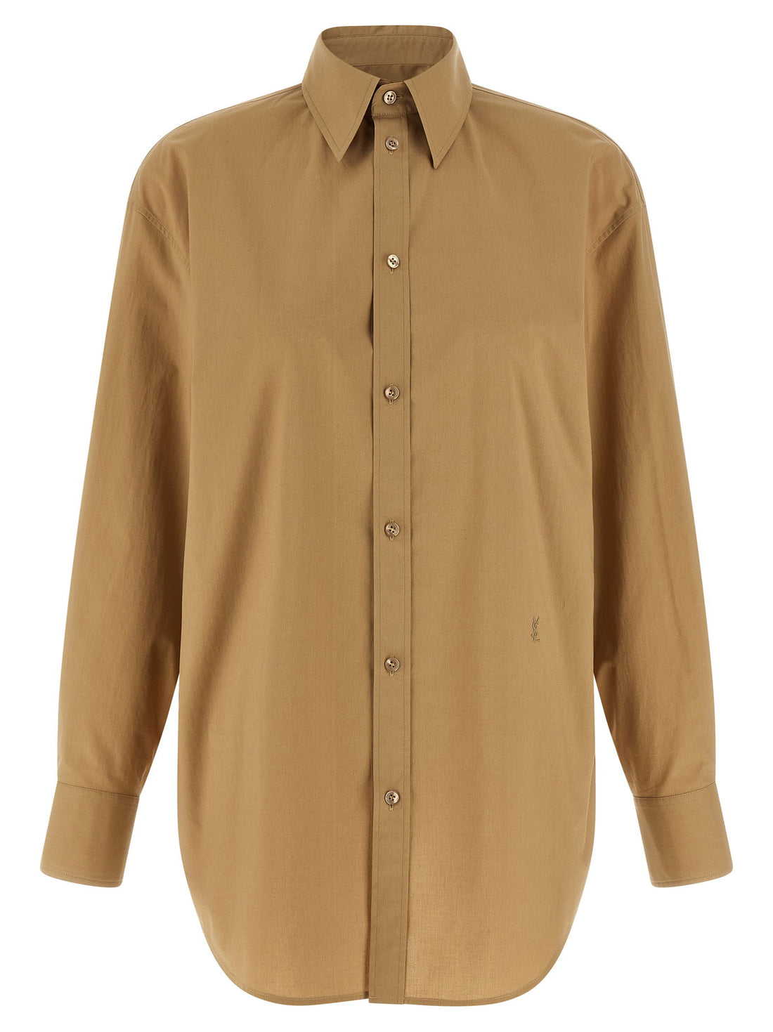 Saint Laurent Cassandre Shirt Brown