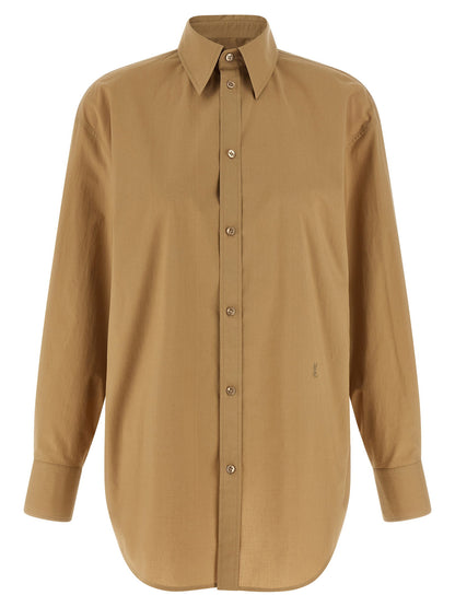 Saint Laurent Cassandre Shirt Brown