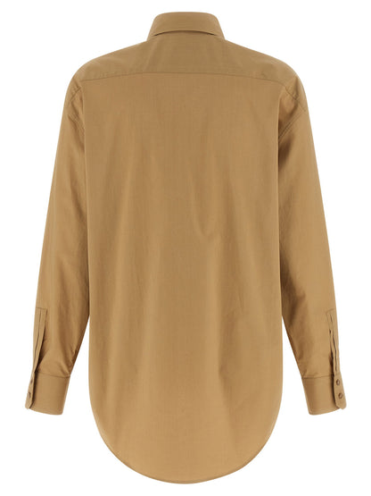Saint Laurent Cassandre Shirt Brown